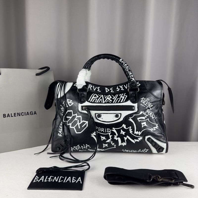 Ba*len*cia*ga top handle bags